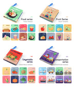 Soft 3D Touch & Feel Baby Cloth Book