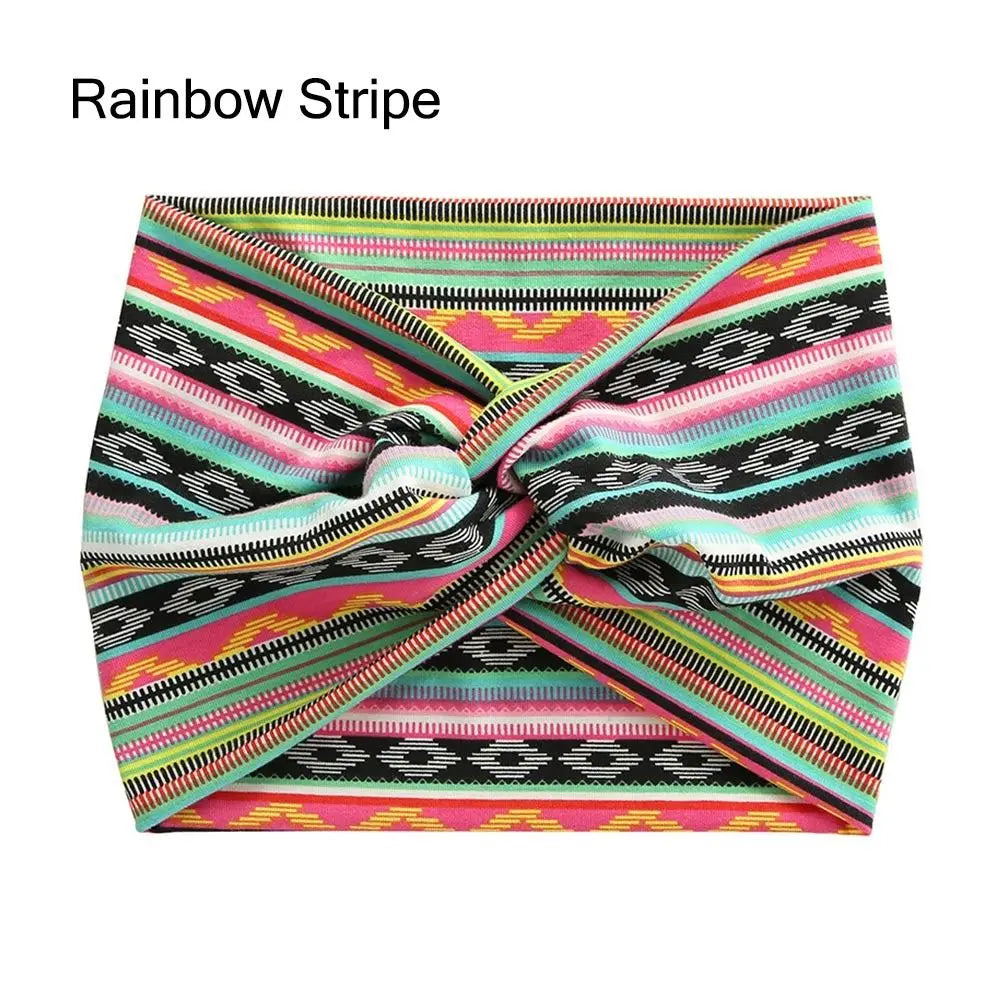 Twisted Extra Wide Turban Workout Headband for Women