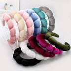 Velvet Sponge Spa Headband for Face Washing & Skincare