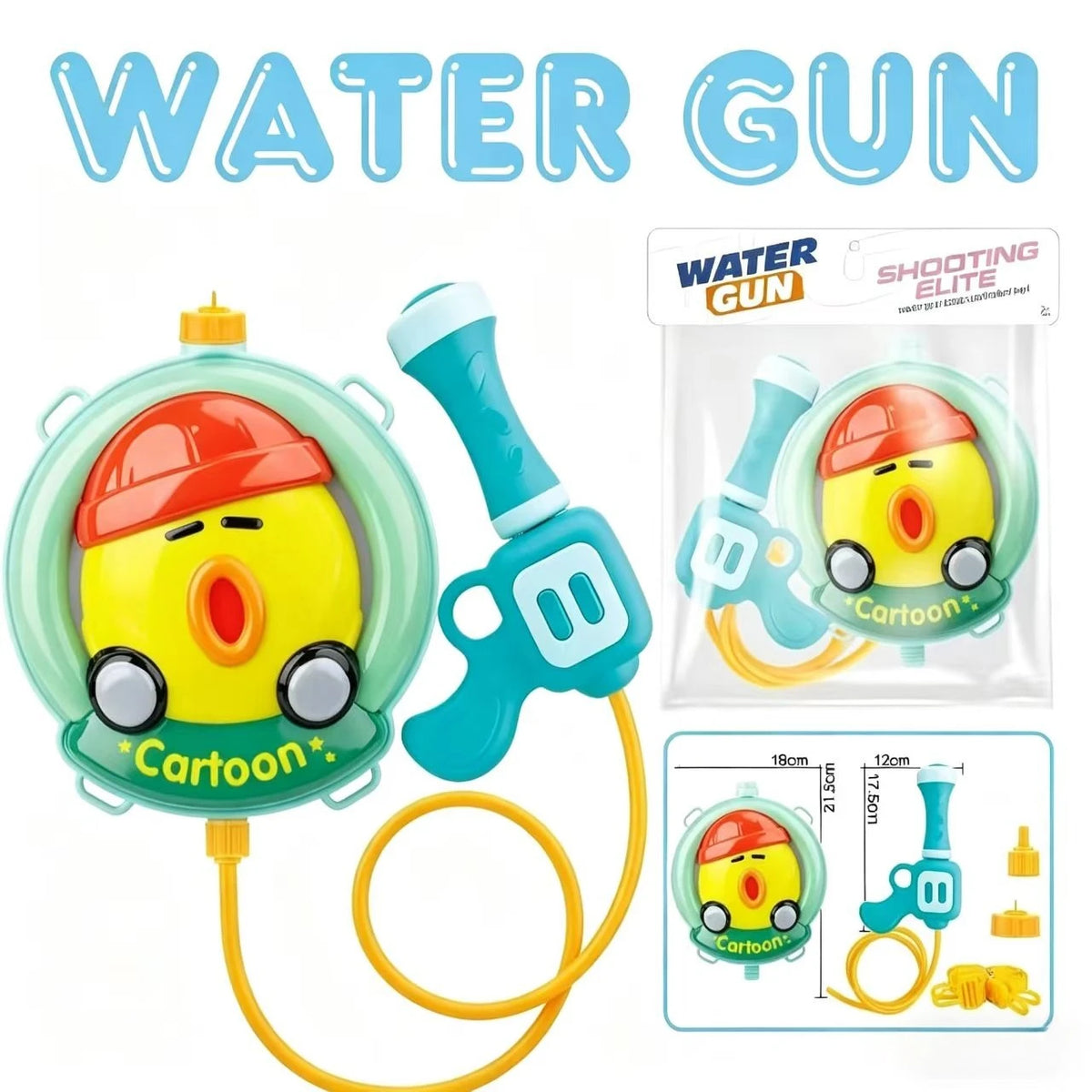 Kids Backpack Water Gun for Summer Beach Pool Outdoor Fun Toy