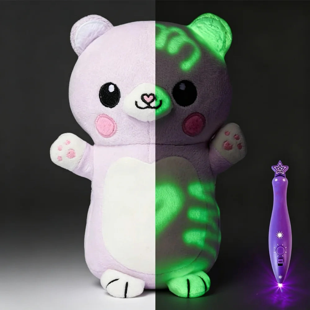 @HOT 2026 NEW Luminous Baby Plush Doll Night Light Painting Soothing Children's Toy Gift Bedtime Accompanying Travel Doll