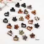Mini Flower Hair Claw Clips Pack for Women & Girls