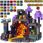 Magnetic Building Blocks Mine World Castle & Villa STEM Construction Set
