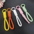 Paracord Braided Keychain Wrist Lanyard for Outdoor Everyday Carry