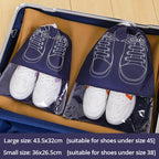 5PCS Waterproof Shoe Storage Bag Set Large Capacity Travel Organizer Pouch
