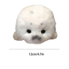 Cute Seal Plush Crochet Keychain Soft Animal Bag Charm