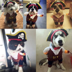 Pet Pirate Transformation Dog Clothes Set Pirate Transformation Teddy Dog Clothes Halloween Costumes