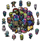 10/30/50pcs Cool Horror Joker Skull Stickers Decals Fridge Laptop Motorcycle Skateboard Phone Bike Waterproof Sticker Kids Toys