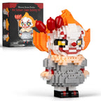“Halloween themed  Halloween building blocks: Handmade death, clowns and horror scenes – creative holiday joy for children!”