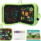 Erasable Reusable Doodle Book Drawing Pad with 12 Watercolor Pens