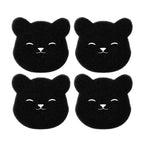 4PCS Bear Shape Laundry Balls Lint Catcher Reusable Pet Hair Remover Cleaning Sponge for Clothes Sofa Cat Dog Home House