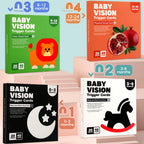 Baby Visual Stimulation Montessori High Contrast Flash Cards