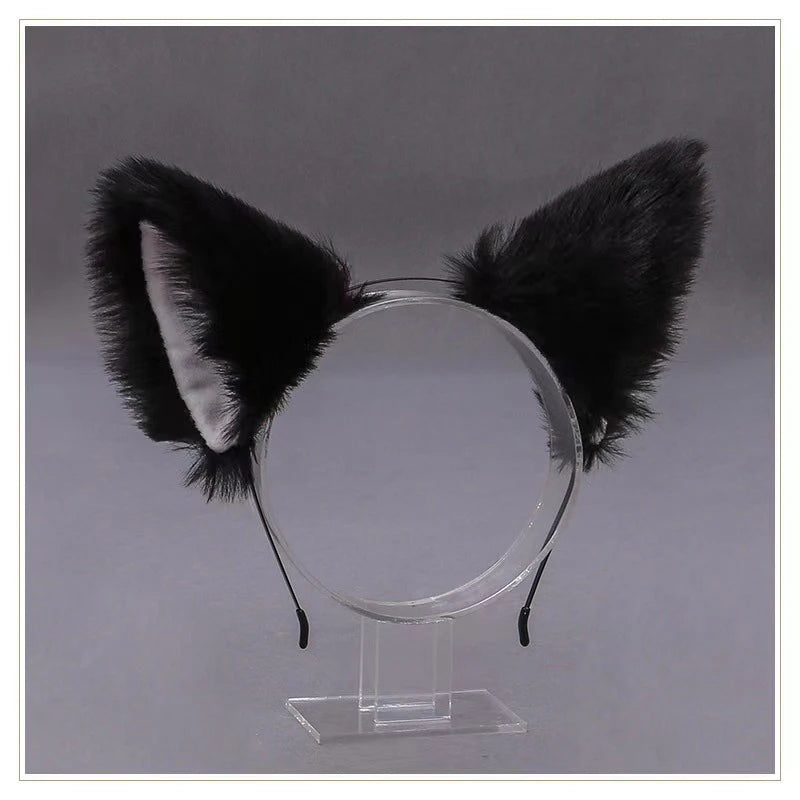 Lolita Cat & Fox Ear Cosplay Headband for Women & Girls