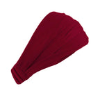 Wide Cotton Knotted Sports Headband for Women