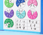 Magnetic Fraction Puzzle Montessori Math Learning Toy for Kids
