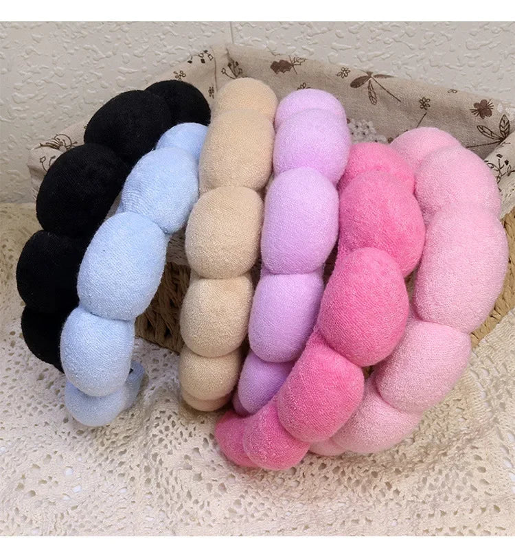 Fashion Sponge Spa Headband for Face Washing & Skincare