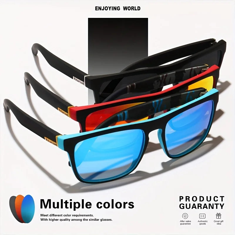 Vintage Square Polarized UV400 Sunglasses for Men & Women