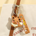 Eevee Plush Keychain Eeveelutions Bag Charm for Pokemon Fans