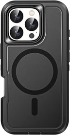 Luxury Ott Magnetic Armor Cases For iPhone 18 17 16 15 14 Plus 13 12 11 Pro Max Box Shockproof Charging Heavy Duty Protect Cover