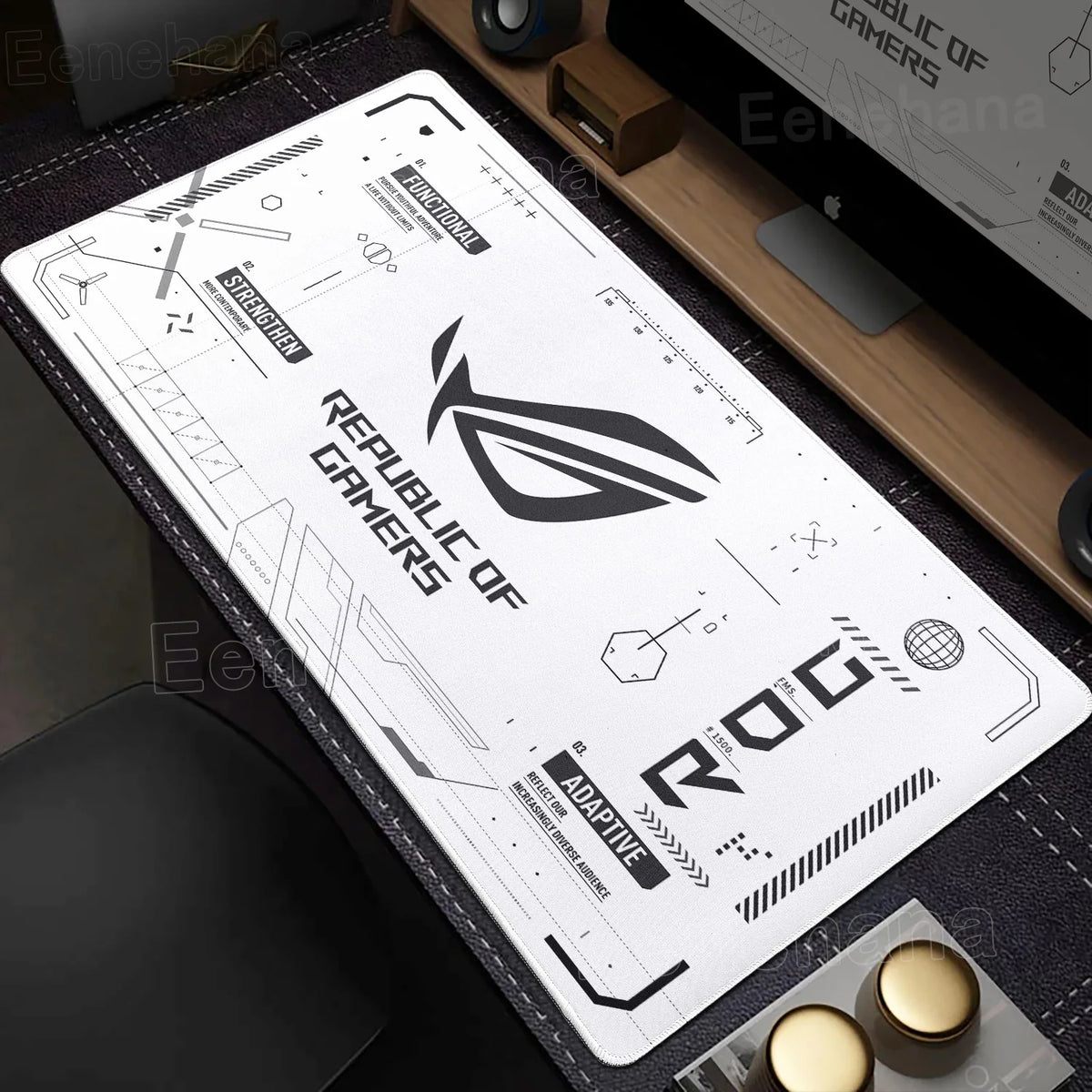 HD ASUS Gaming Mat Large Mouse Pad Design ROG Lager Computer PC Gamer XXL Non-slip Keyboard Office Interior Accessories for Gift