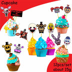 FNAF Five Nights Freddyed Birthday Party Decorations Kids Disposable Tableware Cup Plate Napkin Straw Baby Shower Supplies Event