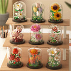 Eternal Flower Bouquet Bonsai Micro Building Blocks Set