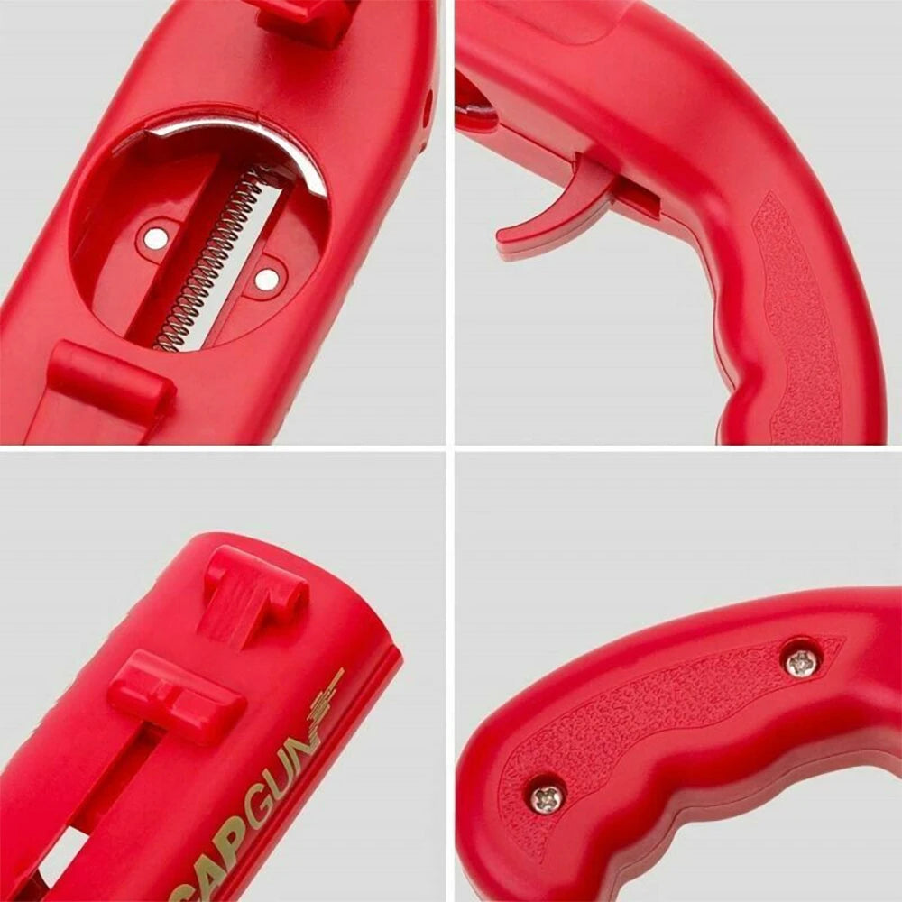 Bottle Opener Gun – Portable Beer Cap Launcher Party Tool
