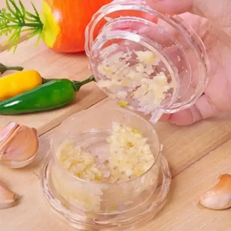 Manual Multifunctional Garlic Crusher – Rolling Garlic Press & Chopper