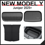 Front Rear Trunk Mat for 2025 2026 Tesla Model Y Juniper Cargo Mat Rear Seat Back Cover SeatBack Liner Pad Protector Accessorie