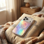 Colorful Feather Clear Magnetic Case For iPhone 18 17 16 15 14 13 12 ProMax For Magsafe Wireless Charge Hard PC Shockproof Cover