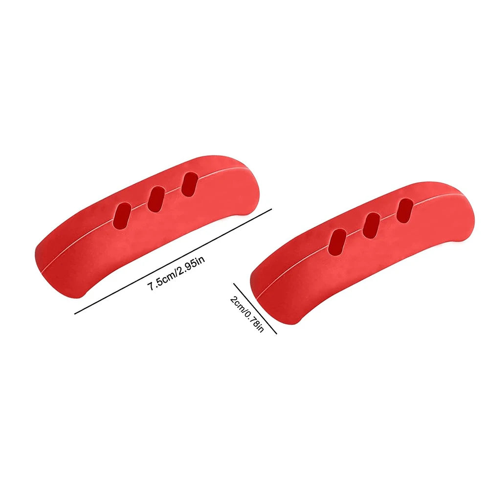 2PCS Silicone Pan Handle Cover – Heat Resistant Non-Slip Grip Sleeve