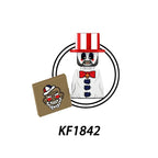 Blind box TP1040 WM6205 KF6173 KF6175 Killer Klowns Mini Figure Classic Horror Thriller Movie Building Block Model Doll Toy Gift