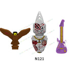 WM6075 WM6101 WM6102 Horror Movie Action Figure Building Blocks Halloween Series Character Accessories Model Brick Toys For Kids