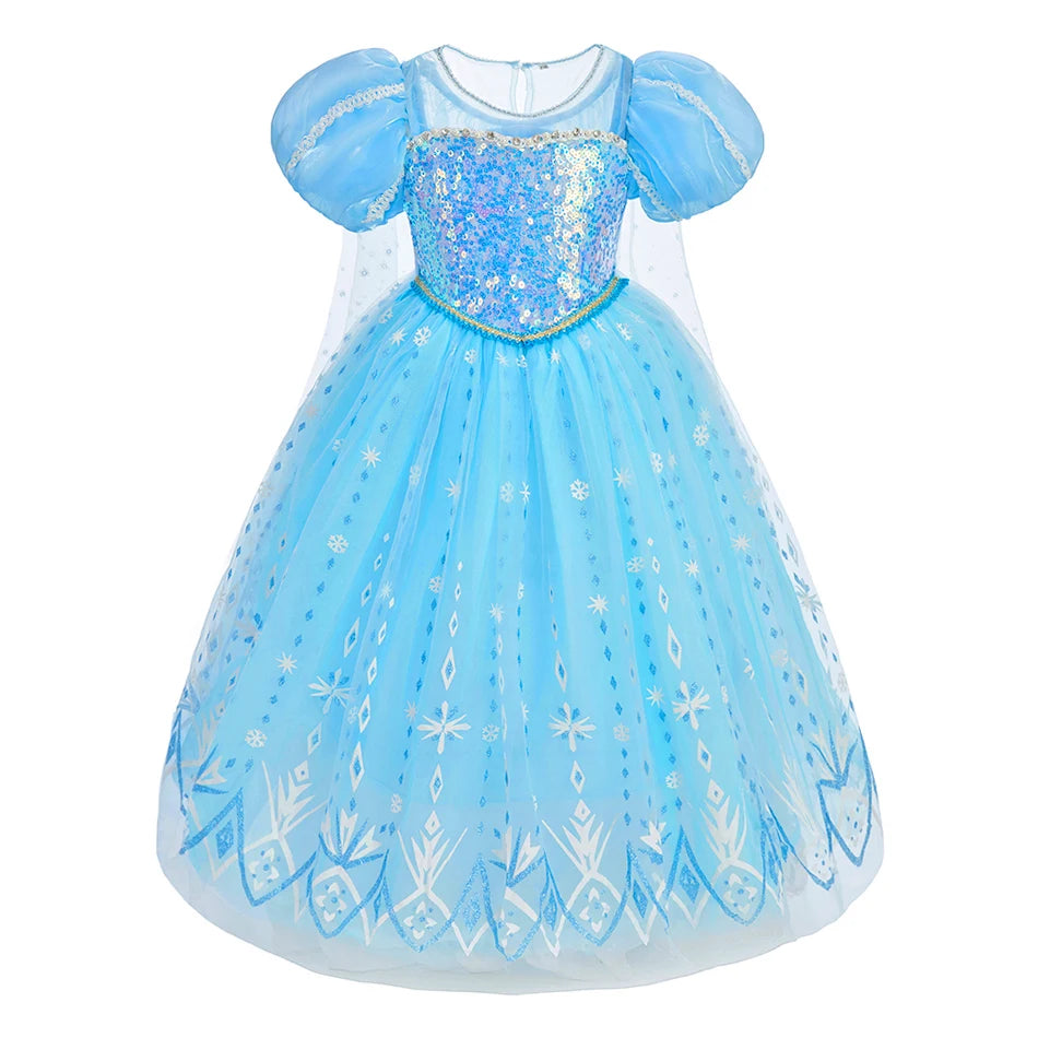 Girls Princess Costume Dress – Cinderella, Snow White & Rapunzel Outfit