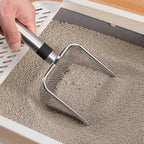 Stainless Steel Cat Litter Scoop – Durable, Easy Clean, Ergonomic Handle, Rust-Resistant, Ideal for Quick Waste Removal