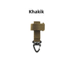 Tactical MOLLE Keychain Gear Clip Belt Holder for Outdoor EDC