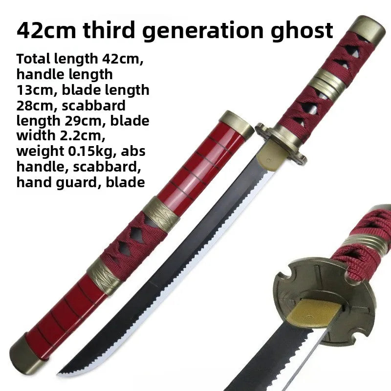 Zoro Katana Sword Model – Wooden Anime Cosplay Prop with Sheath