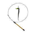 Peacock Bird Cat Teaser Wand for Interactive Hunting and Play