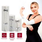 1 Roll Elastic Bandage Wrap,Stretch Compression Bandage Stretches up to 450cm for Sports, Sprains, Calf,  Ankle, Foot