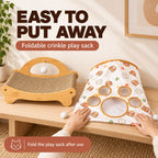 Zoe Cat Scratcher Lounger With Crinkle Tunnel Play Sack Jute And Sisal Blend Scratching Bed With Hanging Toys Foldable Cat Hideaway For Indoor Cats Resting Interactive Play And Hide And Seek