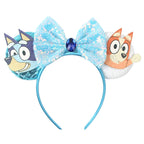 Sequin Mouse Ears Bow Headband for Women & Girls