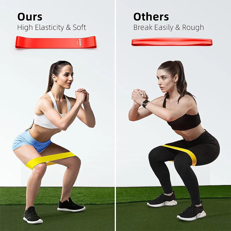Resistance Bands Fitness Yoga Exercise Loop Set for Strength Training & Workouts