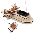 DIY STEM Science 3D Wooden Car & Boat Assembly Kit for Kids