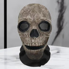 Halloween Ghost 3D Printed Mask, Stretchy Mesh Full Head Accessory, Fun Horror Cosplay Party Halloween