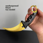 CS Karambit Toy – Safe Cosplay Claw Knife with Plastic Sheath