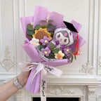 Cartoon Anime Series Hellokitty Kulomi Plush Toys Creative Graduation Bouquet Children's Day Birthday Graduation Gifts For Kids
