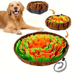 Washable Felt Dog Snuffle Mat for Slow Feeding and Nose Work