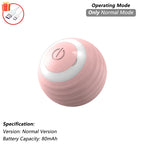 iLMH 1/2 PCS Cat Interactive Ball Toy Automatic Rolling Ball Faux Tail Rechargeable Smart Pet Electric Toy Pet Toy Imitate Mouse
