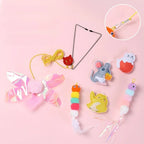 Cat Rope Long Rope Teasing Cat Toy Accessories Pet Kitten Toy Cat Toy Swing Sticky Disc Elastic with Bell Hanging Door Teasing