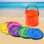 2PCS Collapsible Beach Sand Bucket Outdoor Play Set